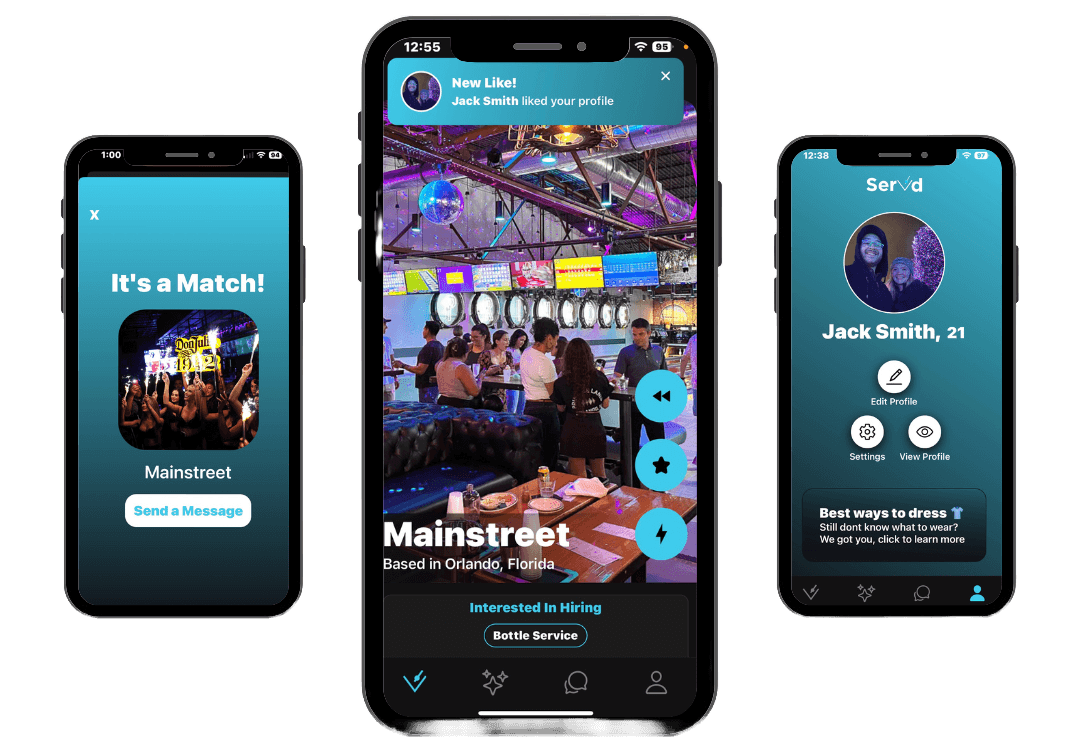 Servd App - User Profile